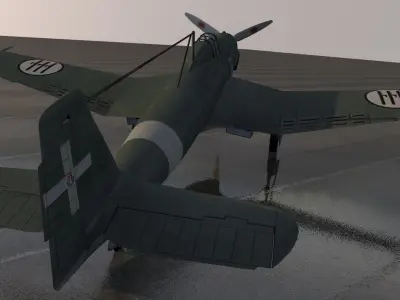 Breda Ba-201 3D model