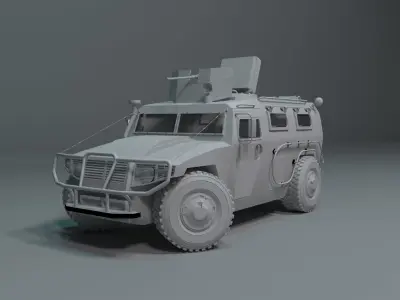 Gaz Tiger 3D model