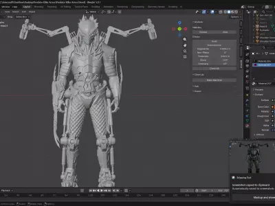 Predator Killer Suit - Ultimate Yautja Armor Fan Art 3D print model