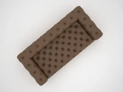 Leather Sofa Armchair 3D model Free 3D model