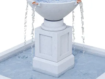 Campania - Rittenhouse Fountain 3D model