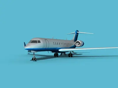 Bombardier Global 7000 V14 3D model