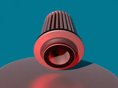 Conical Filter Free 3D model