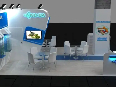 3D Exhibition Stand 1 3D model