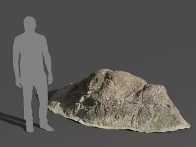  Large Wave Beach Rock Model 