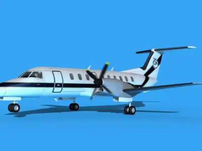 Embraer EMB120 CAL 3D model