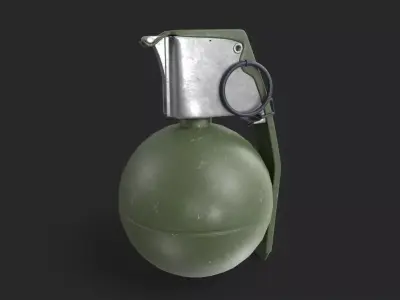 M67 Hand Grenade 3D model purchase