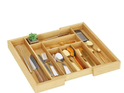 kitchen accessories Collection  Free low-poly 3D model