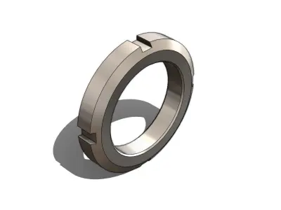 Nut Porca KM 10 3D model