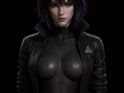 Motoko Kusanagi Ghost in the Shell STL Figure Model 3D print model
