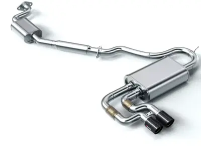 Akrapovic Exhaust System 3D model