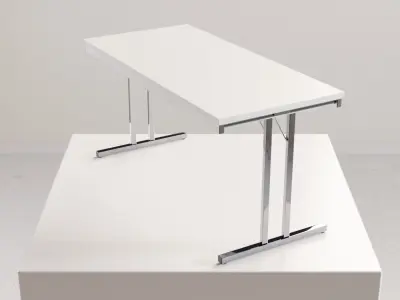 Folding Table for Architecture Free low-poly 3D model