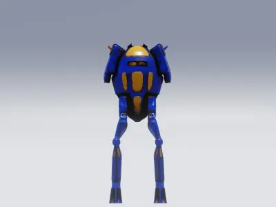 Robot mech Santinel 3D model