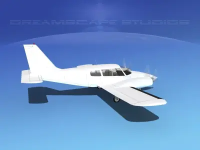 Piper PA-34 Seneca V12 3D model