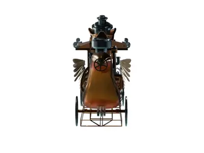 Steampunk Indonesian Carriage Sumedang Kereta Naga Paksi 3D model