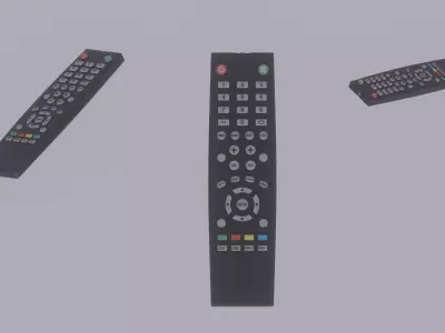 TV Remote Control 3D model