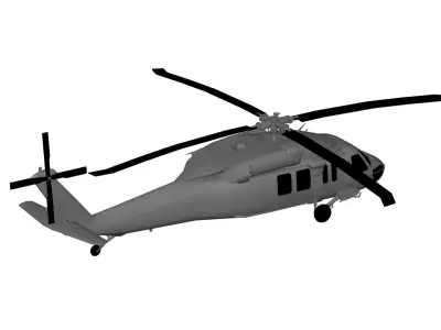 Sikorsky UH-60 Black Hawk 3D model