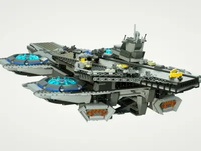 LEGO Airship 3D model