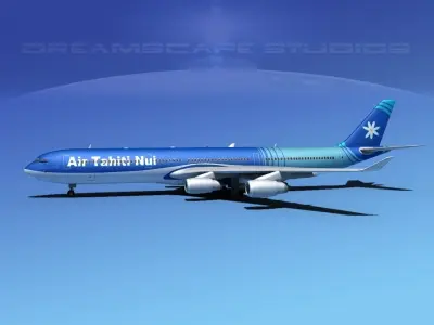 Airbus A340-600 Air Tahiti Nui 3D model