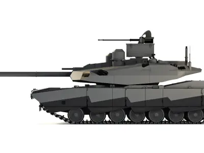 Tank Abrams-X 2022 3D model