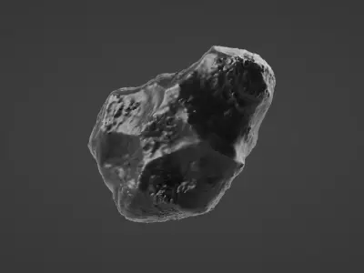 Asteroid moon rock Free 3D print model