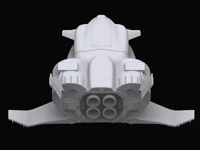 Gundam Zeon Zanzibar model 3D model