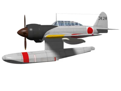 Kawanishi E15K Shiun Norm 3D model