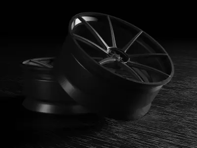 JDM Style Rim Free low-poly 3D model