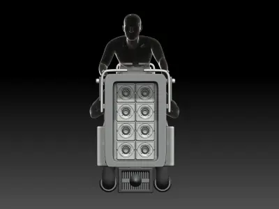 sh figuarts SCI-FI JET HOVERBIKE N2 3D print model