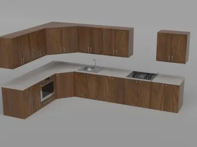 Furniture Pack Free low-poly 3D model