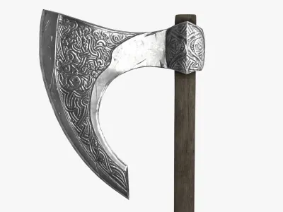 Viking Weapon Collection Low-poly 3D model