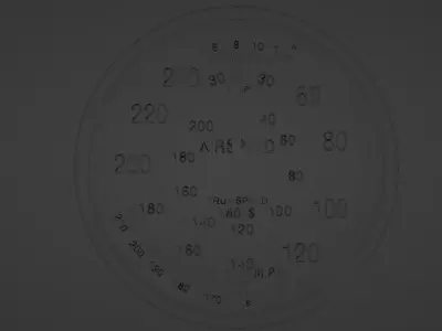 True Air speed indicator 3D model