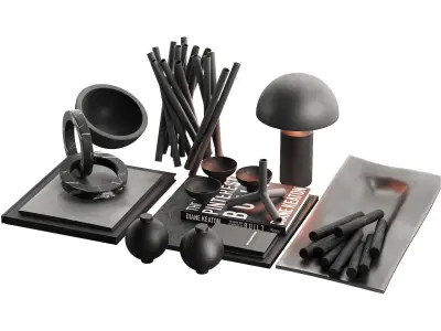 024 BLACK decorative pack PART 1 3D model