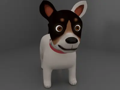 Dog Cartoon 3D model