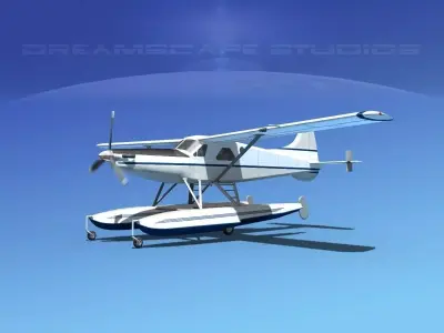 DeHavilland DHC-2 Turbo Beaver V09 3D model