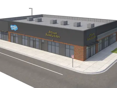 Retail-150 Retail Store 3D model