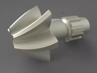 Tutorial Modeling a helical gear in Catia V5 Free 3D model