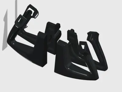 Cessna 172 style Yoke for DIY flight simulator 3D print model