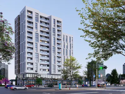 residential Low-poly 3D model