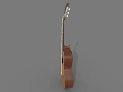 Guitar Low-poly 3D model