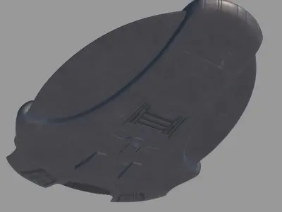battleship alkesh v2 3D model
