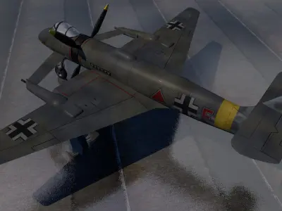 Blohm und Voss Bv-P 192 3D model