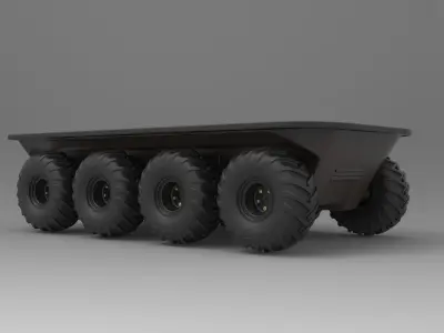 Argo platform 8x8 3D model