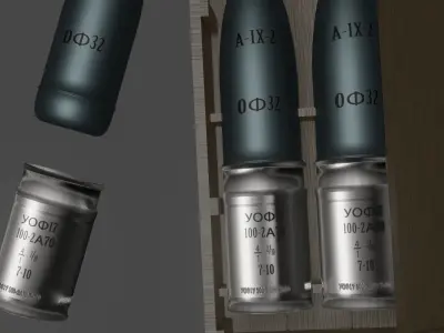 Tank shell collection 3D model