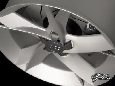 Audi A5 rim 3D model