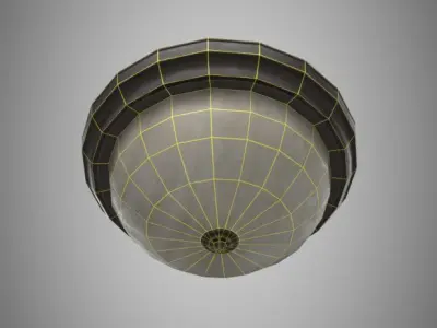 Ceiling Light Low-poly 3D model