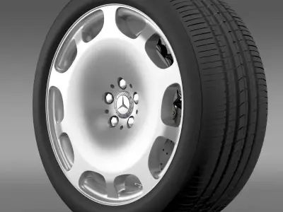 Mercedes Maybach wheel 3D model