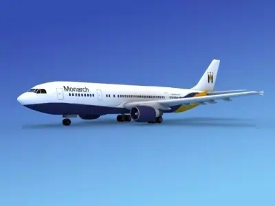 Airbus A300 Monarch 2 3D model