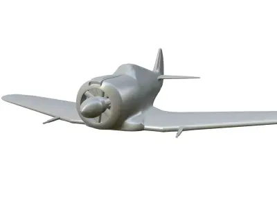 CAC Boomerang fighter model for 3D-printing 3D print model