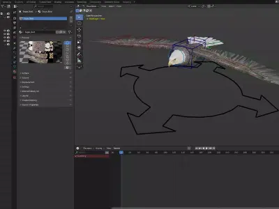 Animated Bald Eagle by NoneCG Free 3D model